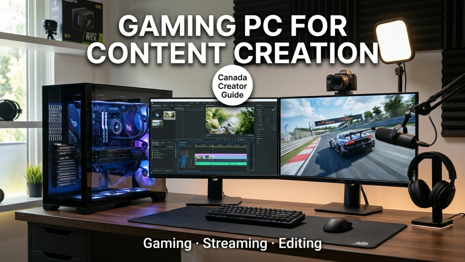 Best Gaming PC for Content Creation and Video Editing Canada