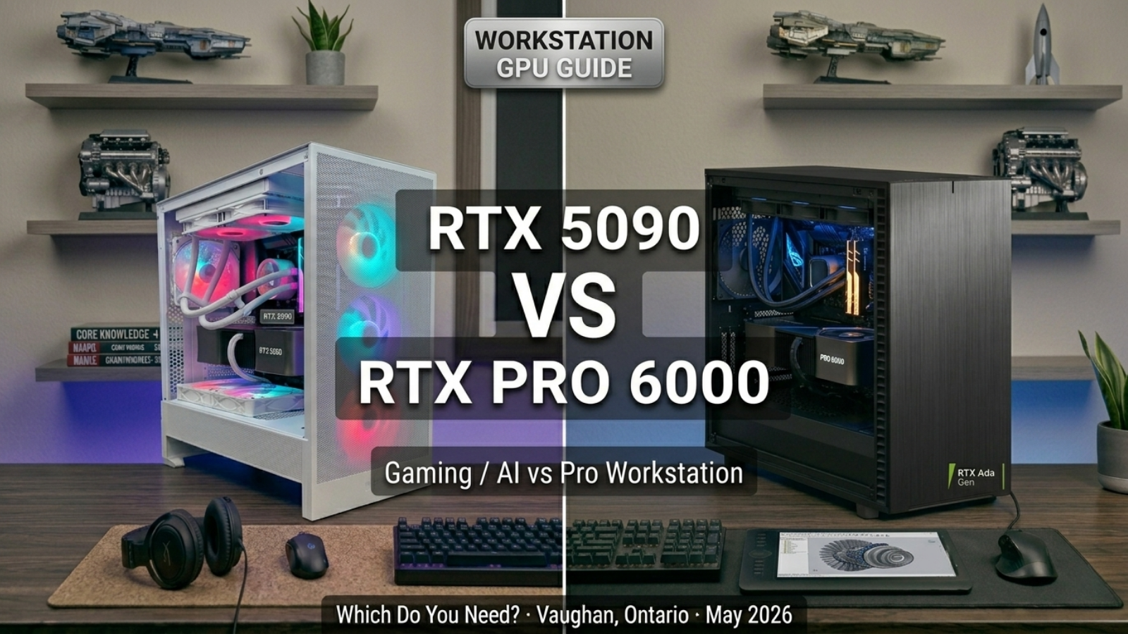 RTX 5090 vs RTX PRO 6000 Blackwell: Which GPU Should Be in Your Workstation?