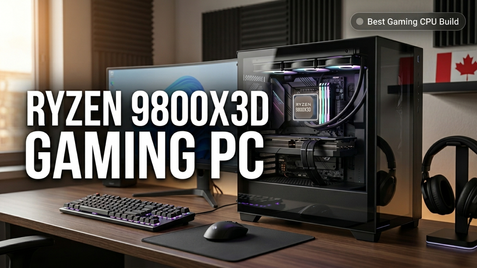 Ryzen 9800X3D Gaming PC Canada — Best Gaming CPU Build 2025