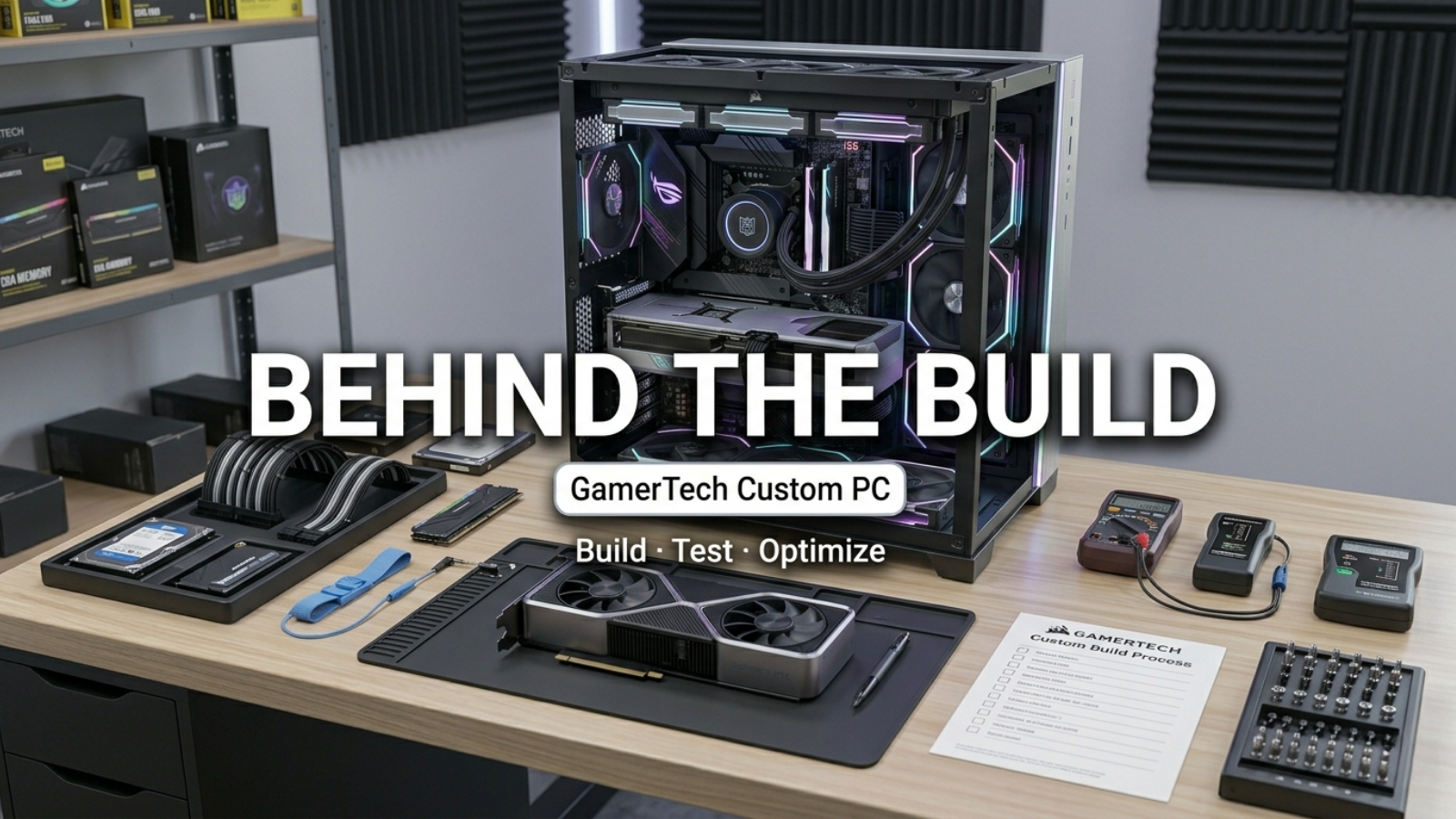 What Happens During a GamerTech Custom PC Build? Behind the Scenes