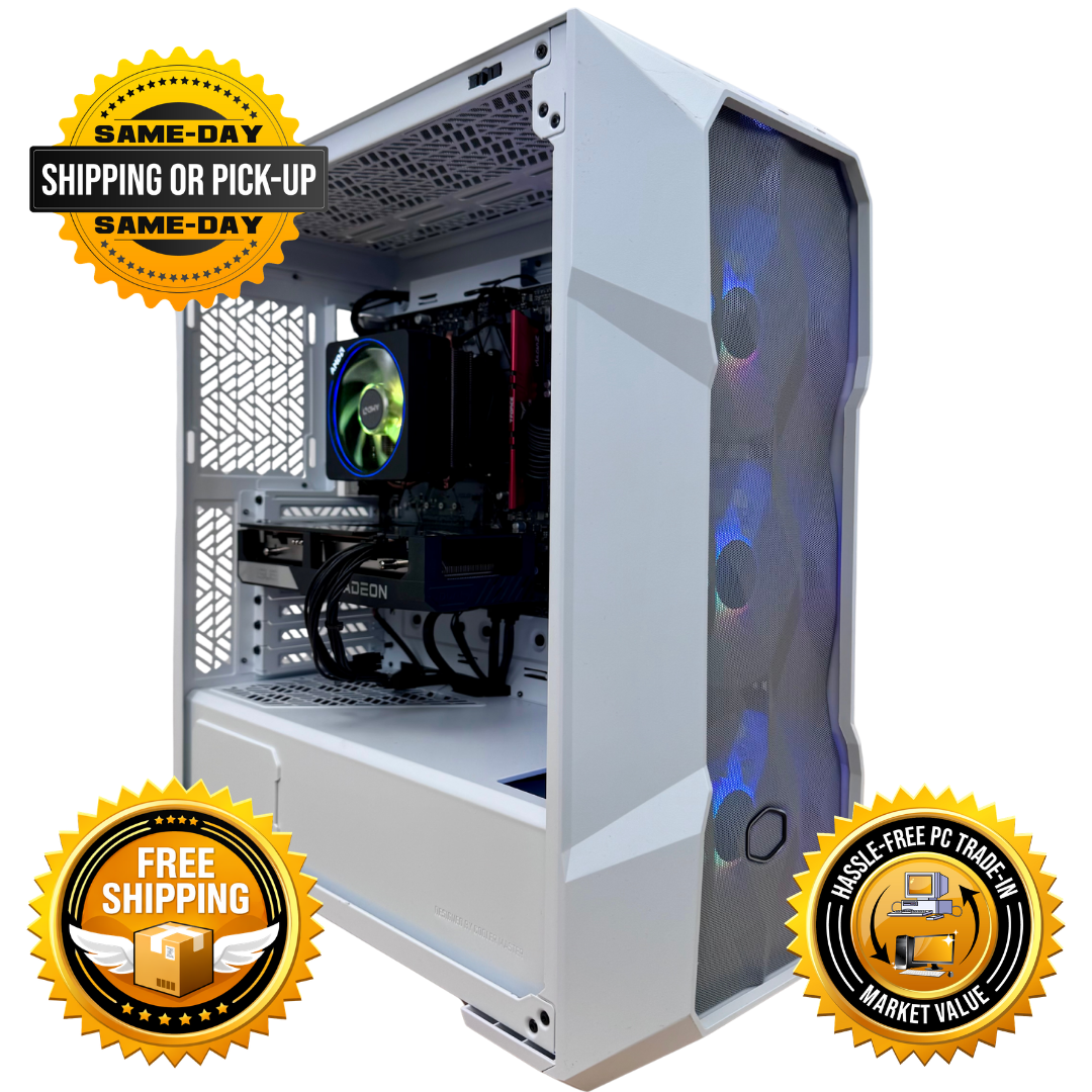 Refurbished | Ryzen 7 2700X | Radeon RX 6600 | Gaming PC