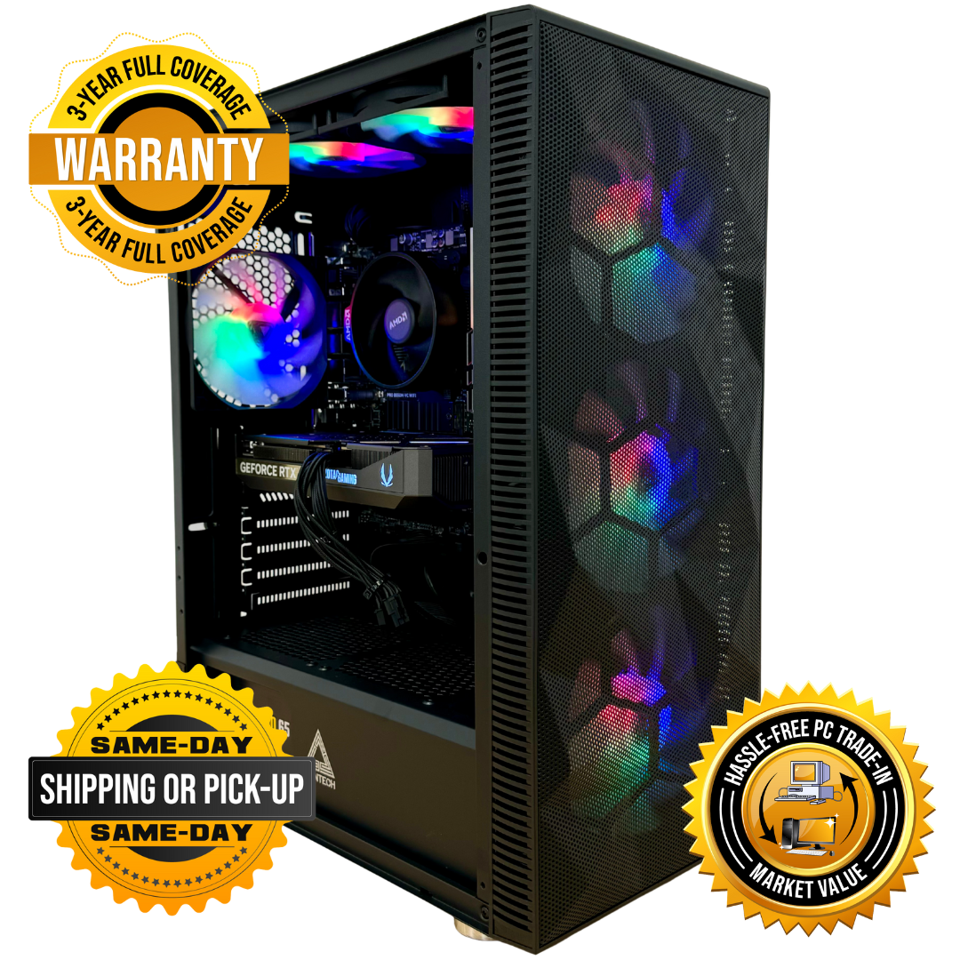 Ryzen 5 5500 | RTX 5060Ti | Fully Built and Ready | Custom Built Computer