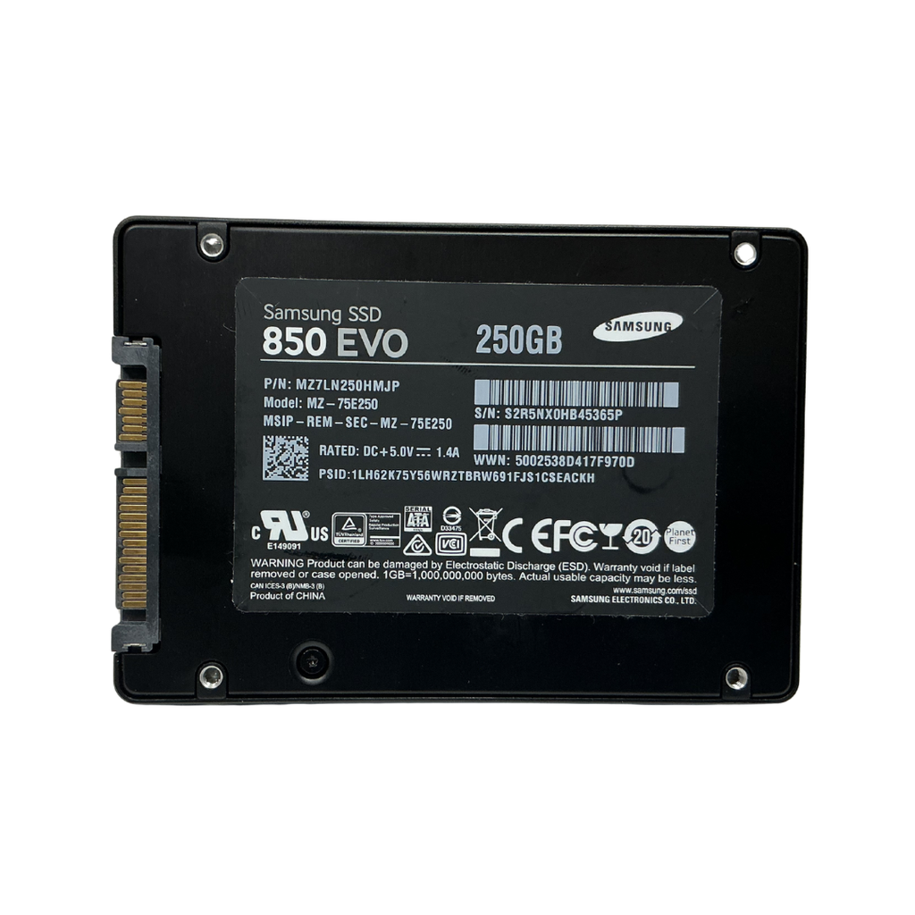 中古　Samsung 850 EVO 250GB SSD　2個 Samsung 850 EVO 250GB 2.5