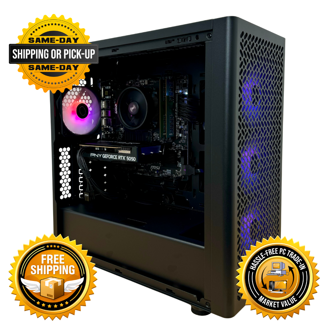 Fully Built and Ready | Ryzen 5 5500 | RTX 5050 | Custom Built Computer