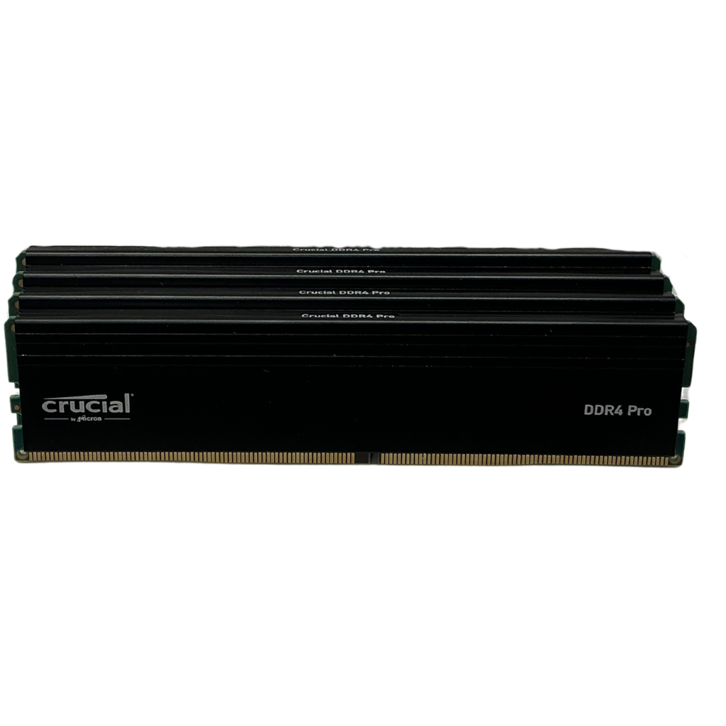 Crucial Pro 128GB DDR4-3200 (4×32GB) RAM Kit (Working) | GamerTech