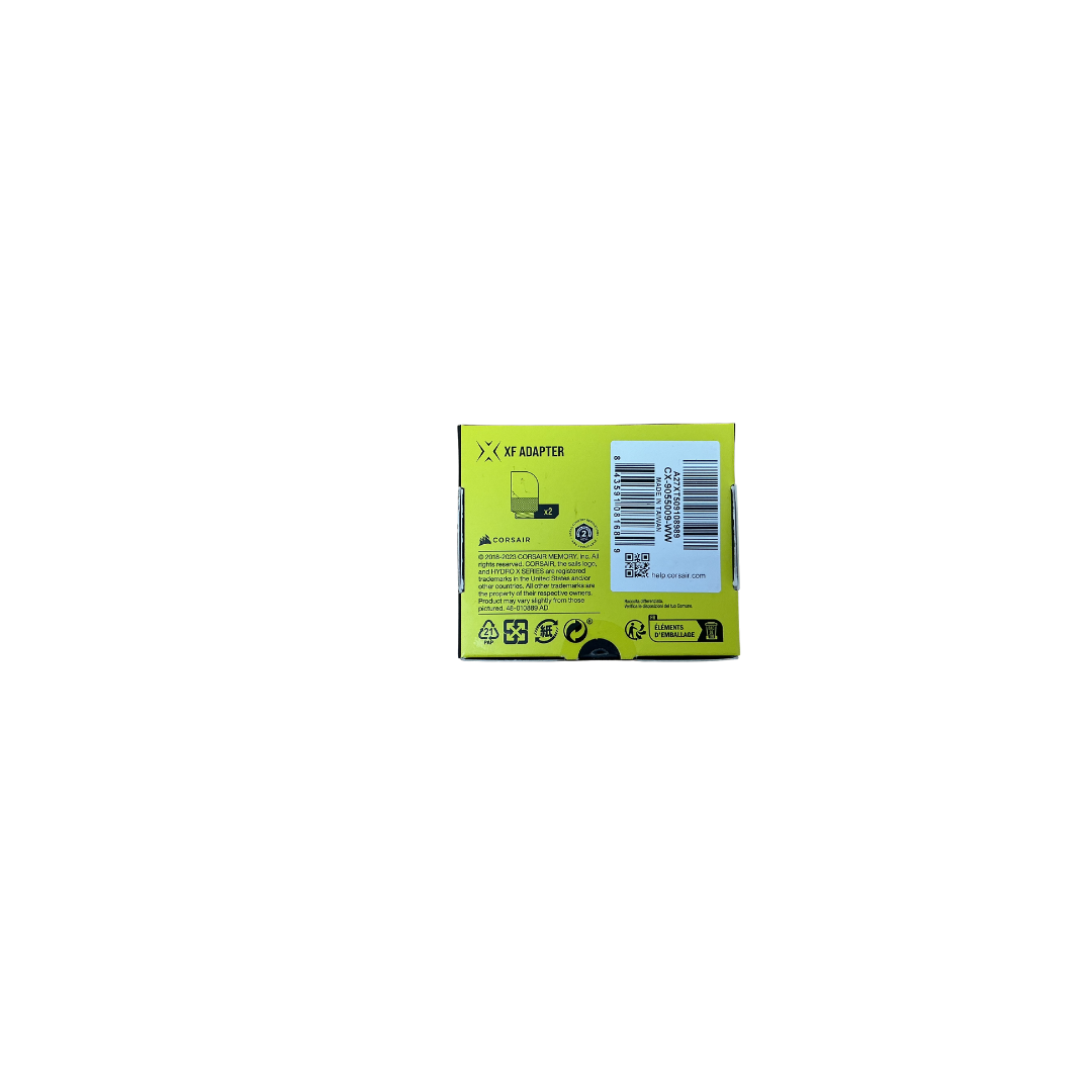 Corsair Hydro X Series 90° Rotary Adapter Twin Pack, Black (CX-905) — New, Factory Sealed — photo 2