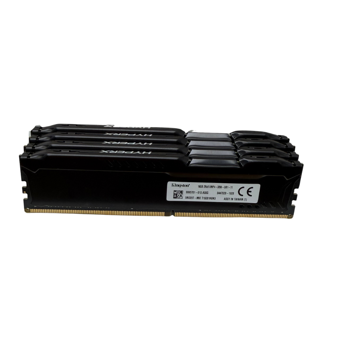 Kingston HyperX FURY 64GB (4×16GB) DDR4-3200 Desktop RAM — Used, Working — photo 2