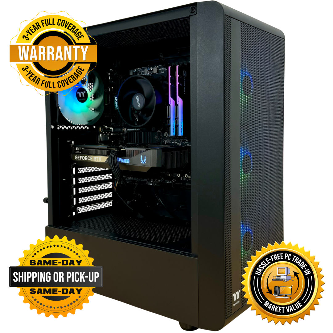Ryzen 5 5500 | RTX 5060Ti | Fully Built and Ready | Custom Built Computer