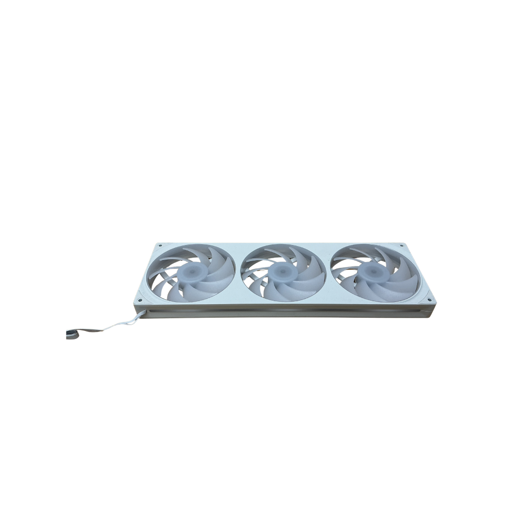 NZXT F360 RGB CORE 360mm Single-Frame Fan Unit, White (RF-U36HF-W1) — Used, Working — photo 1