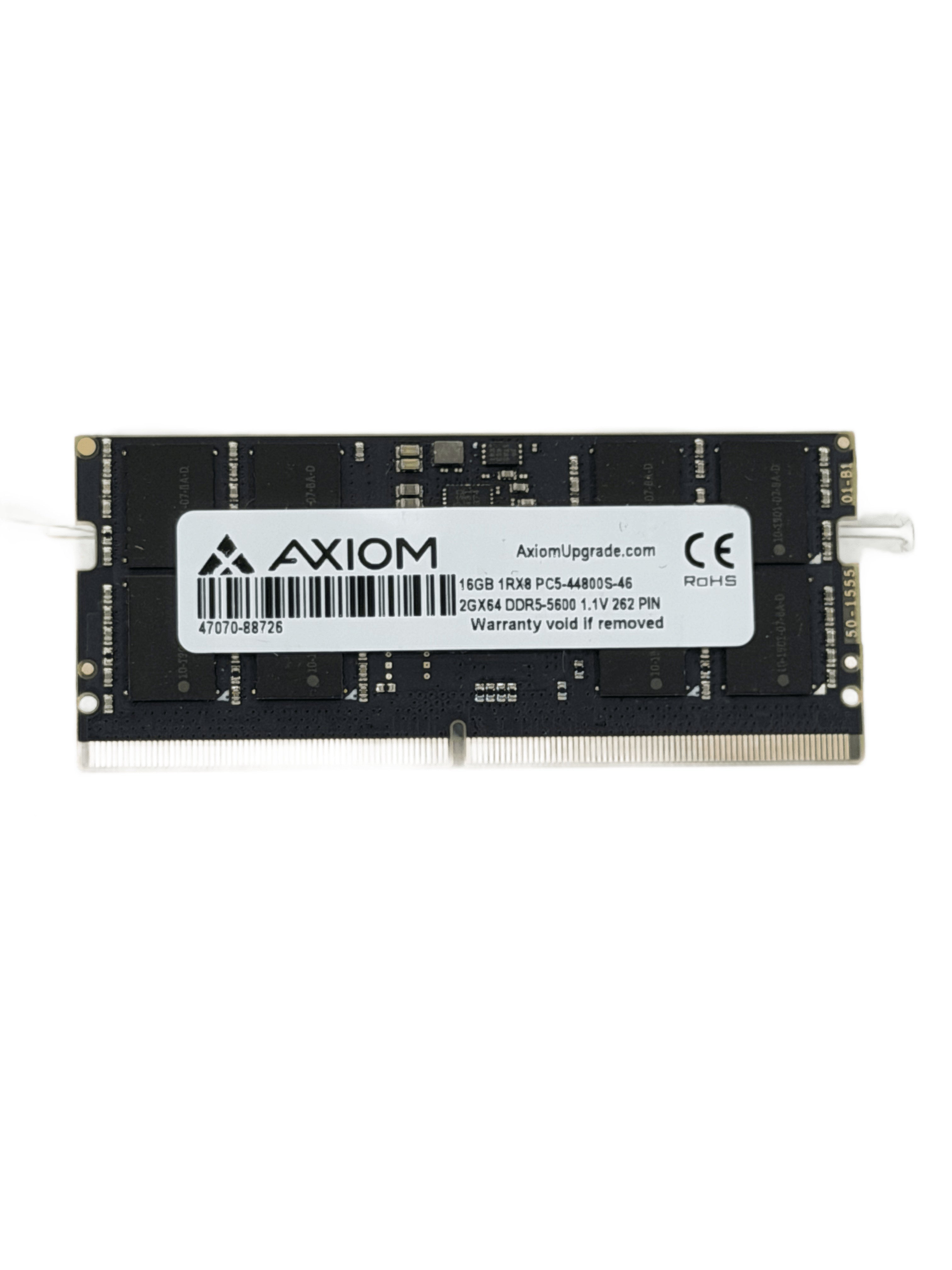 Micron 16GB (2×8GB) DDR5 SODIMM Laptop RAM Kit — Used, Working — photo 1