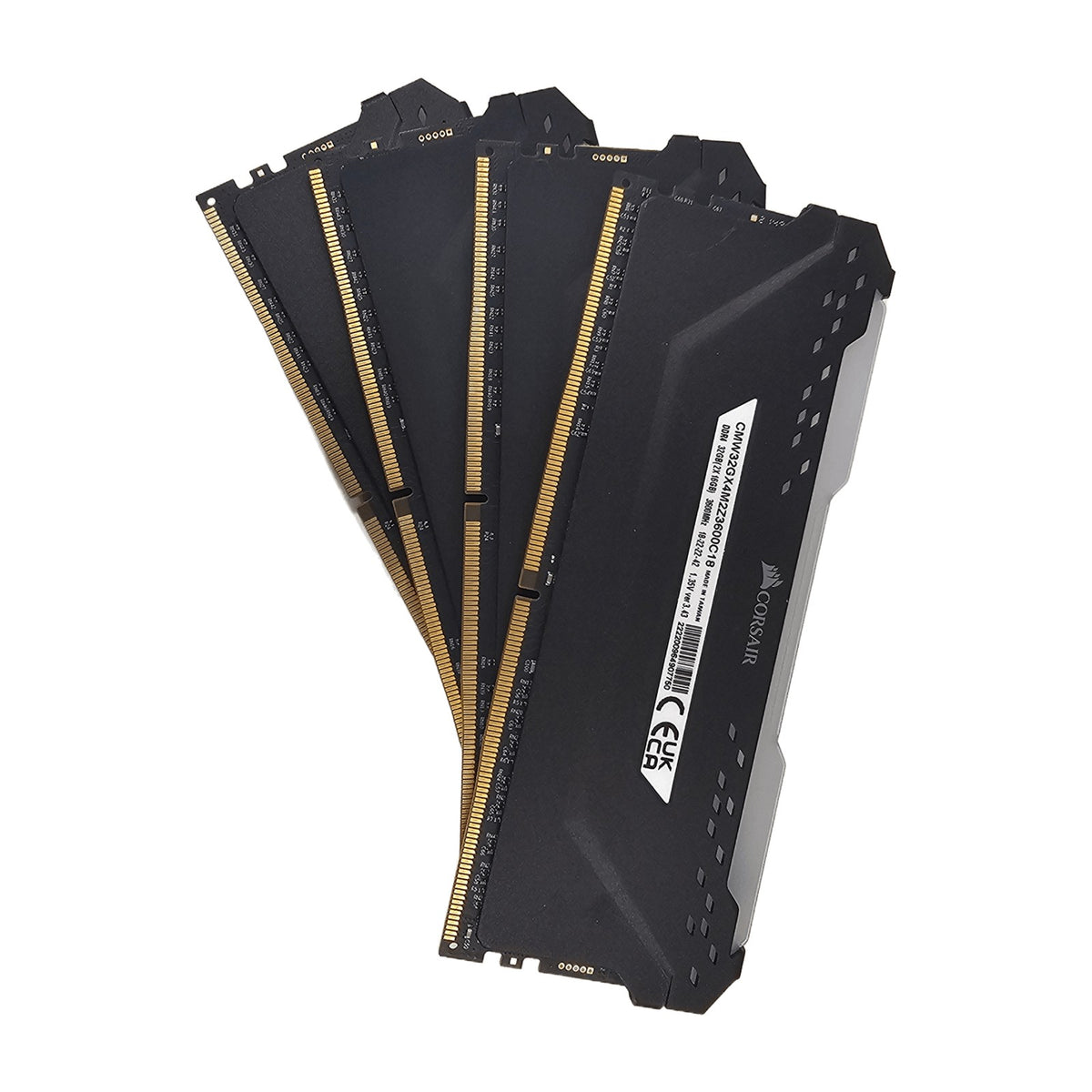 Corsair Vengeance RGB 64GB (4×16GB) DDR4-3600 CL18 Desktop RAM Kit — Used, Working — photo 1