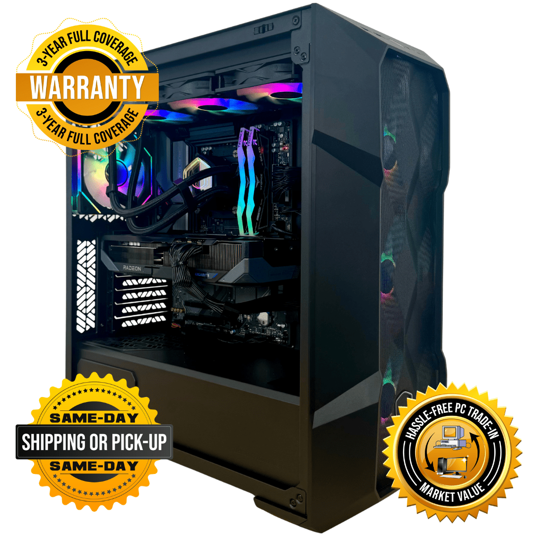 Fully Built and Ready | Ryzen 7 7800X3D | RX 9070XT | Custom Built Computer - GamerTech Toronto