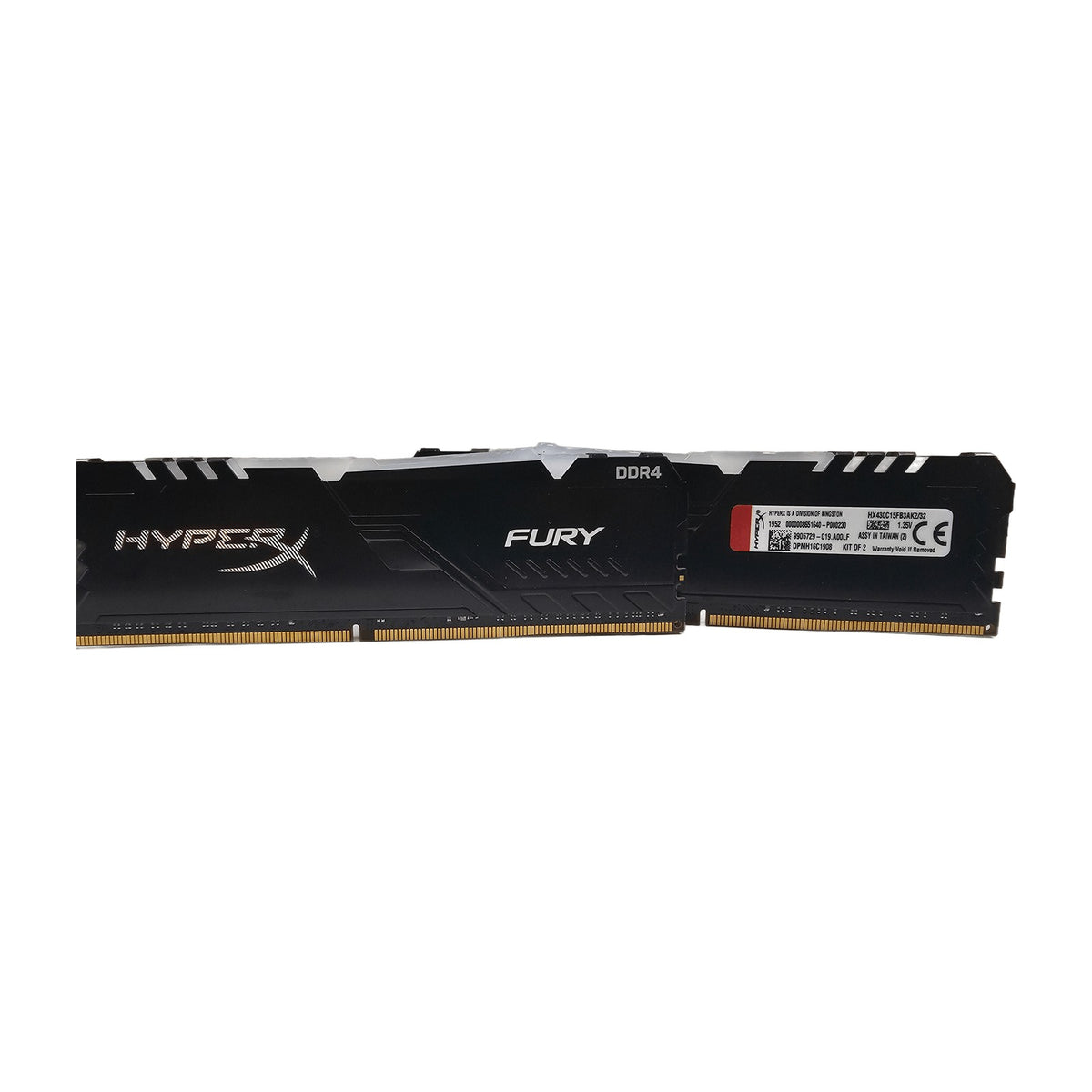 HyperX FURY RGB 32GB (2×16GB) DDR4-3000 CL15 Desktop RAM Kit (HX430C15FB3AK2/32) — Used, Working — photo 1