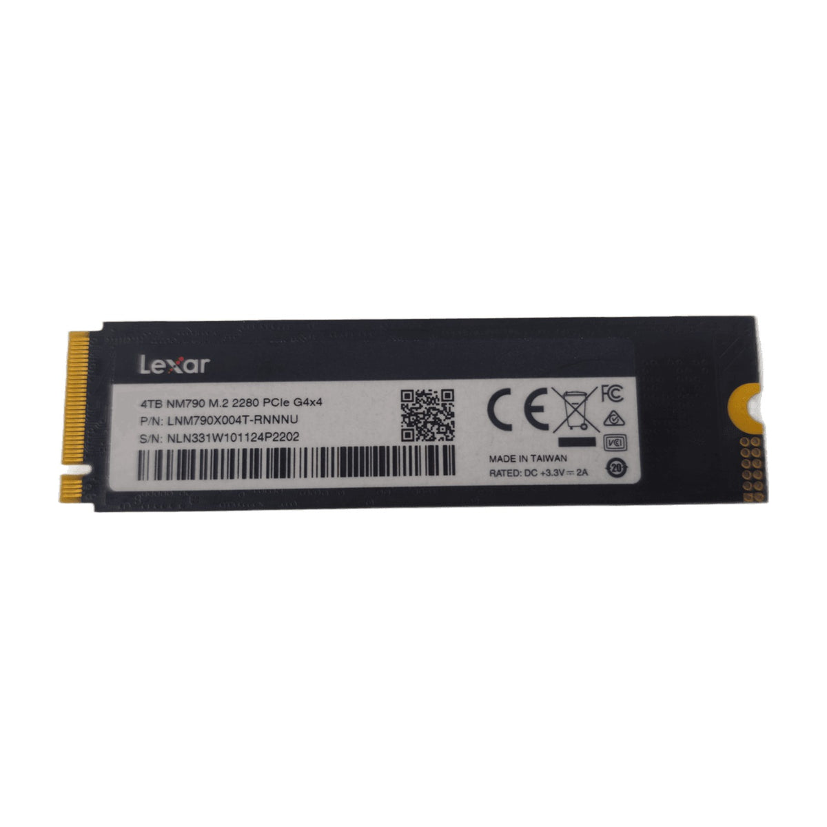 Lexar NM790 4TB M.2 PCIe Gen4x4 NVMe SSD — Used, Working — photo 2