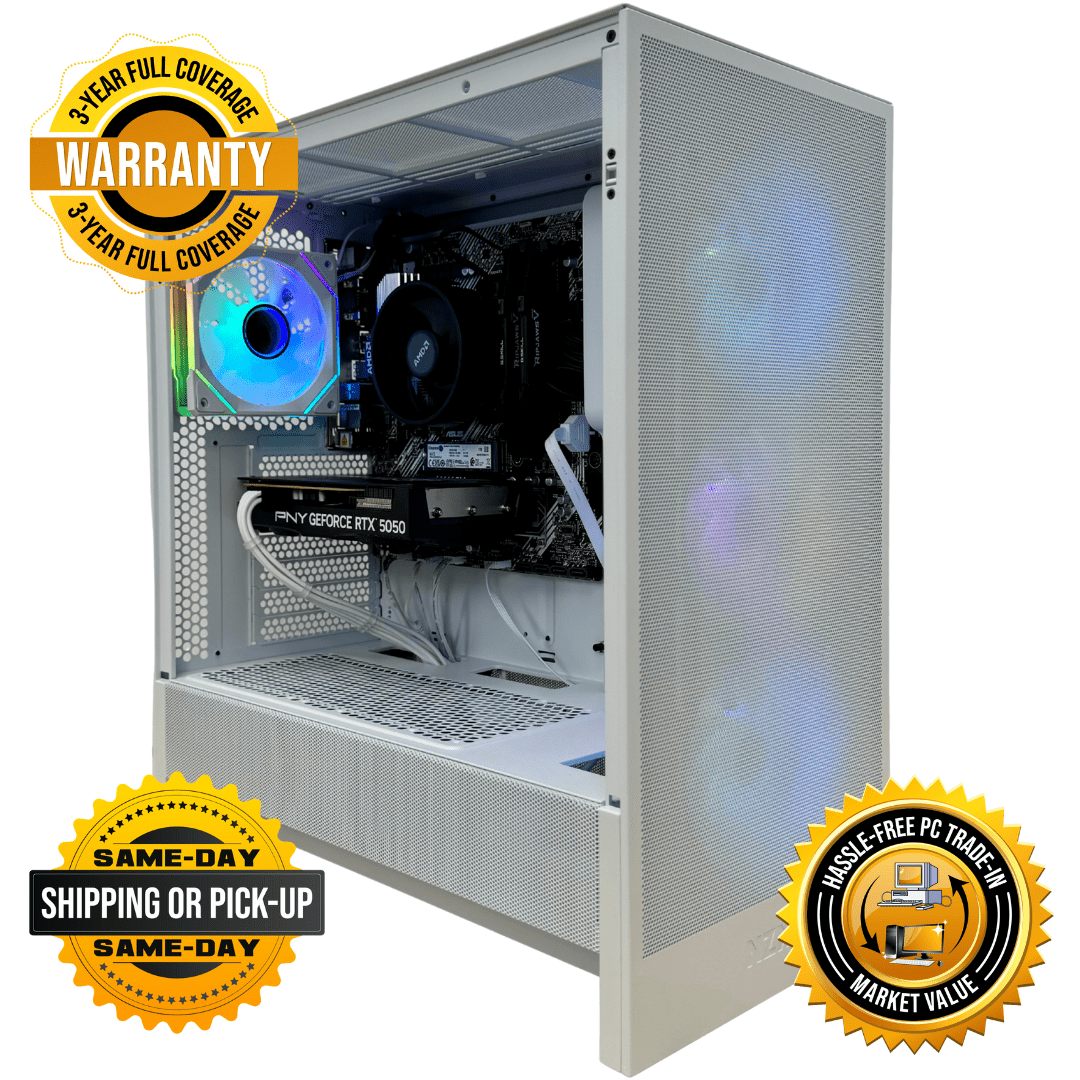 Ryzen 5 5500 | RTX 5050 | Fully Built and Ready | Custom Built Computer - GamerTech Toronto