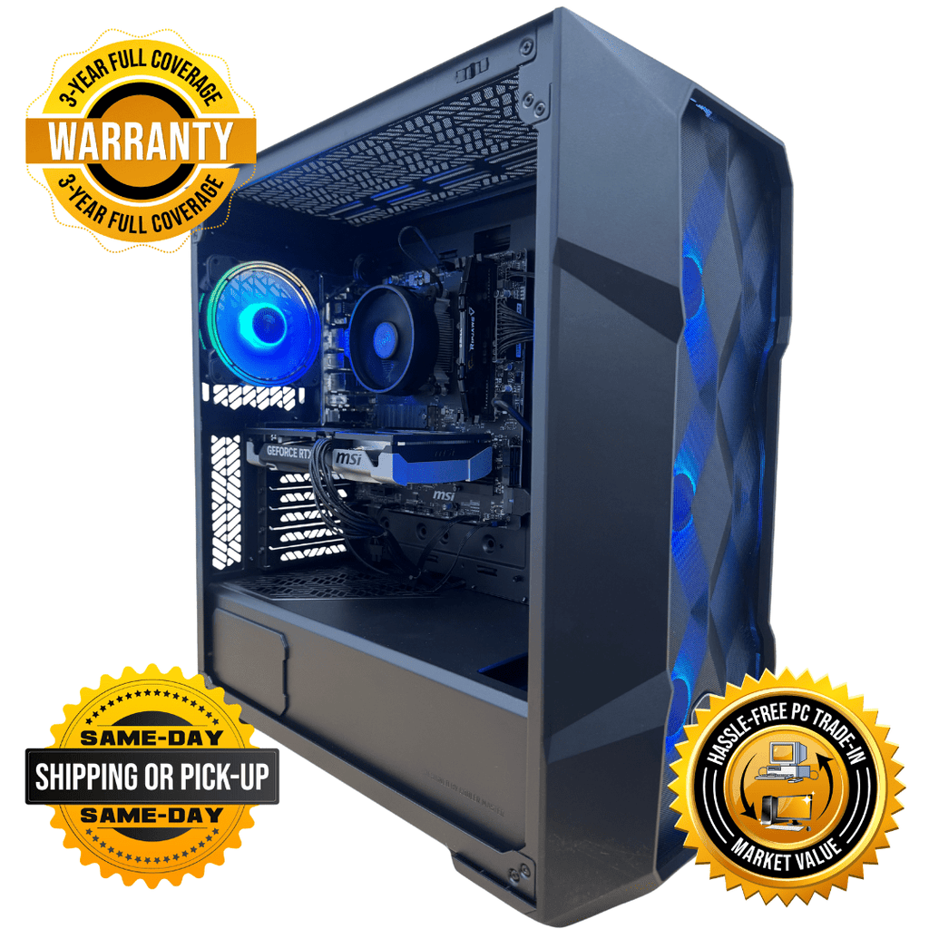 GamerTech Gaming PC | Ryzen 5 5500 | RTX 4060Ti | 16GB | 1TB |