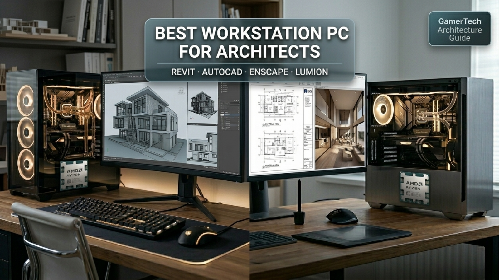 Best Workstation PC For Architects In 2026 Revit AutoCAD Enscape Best Workstation PC For Architects 
