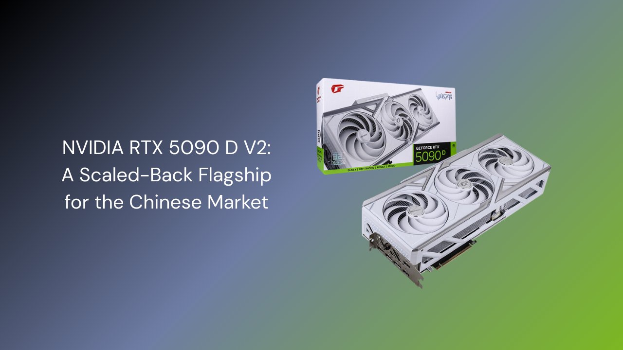 NVIDIA RTX 5090 D V2: A Scaled-Back Flagship for the Chinese Market