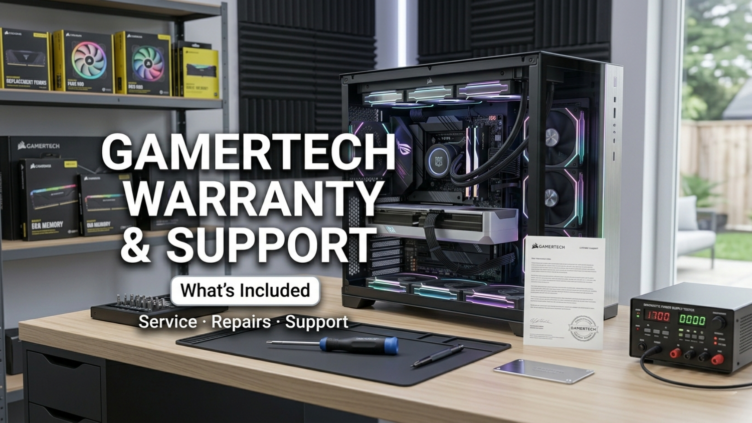 GamerTech Warranty and Lifetime Support — What's Included
