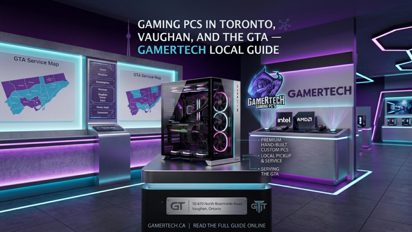 Gaming PCs in Toronto, Vaughan, and the GTA — GamerTech Local Guide