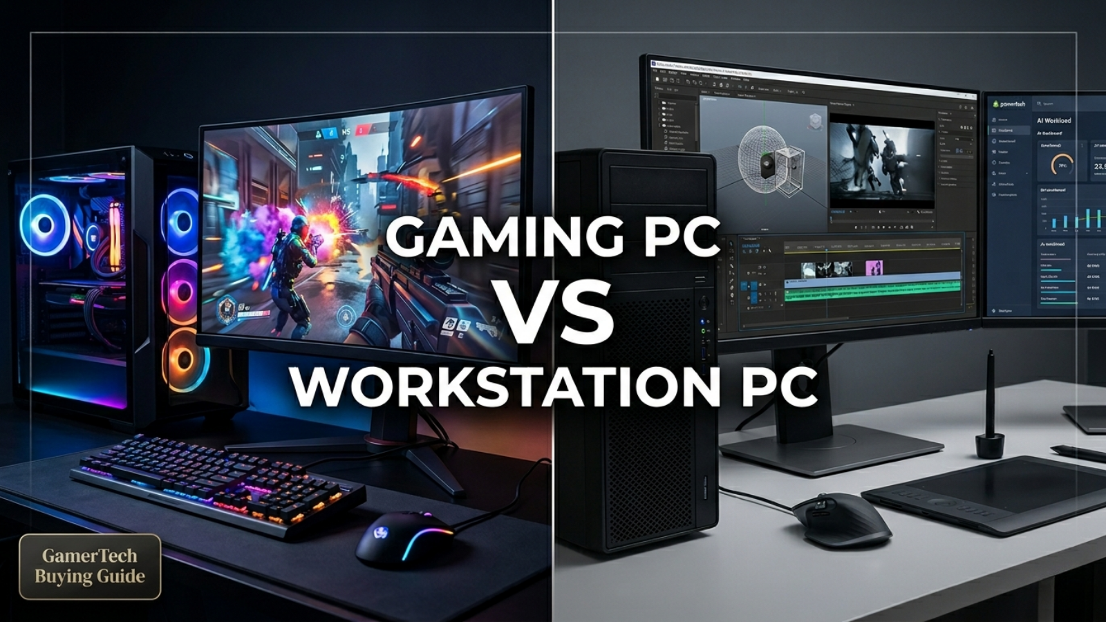 What Specs Do You Need For A Workstation PC In 2026 GamerTech Toronto Gaming PC Vs Workstation PC 