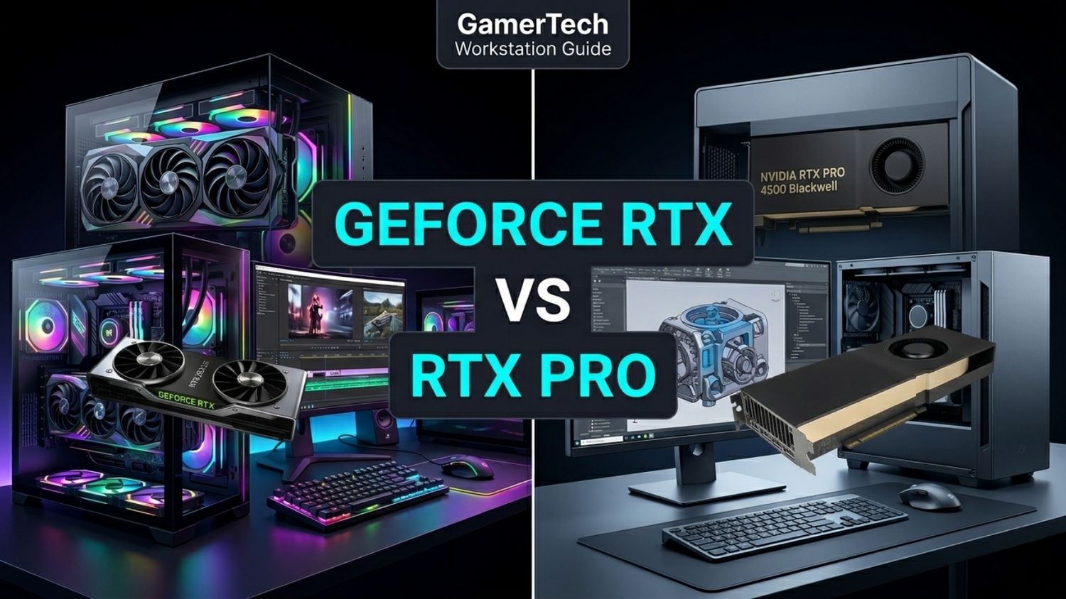 GeForce RTX vs RTX PRO: Which GPU Is Better for a Workstation PC?