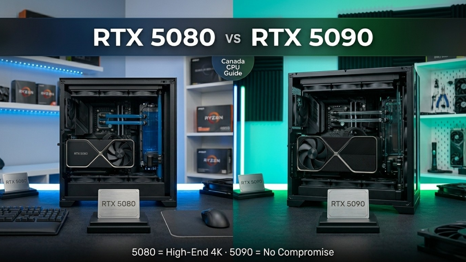 RTX 5080 vs RTX 5090 — Which GPU Should You Buy in Canada?