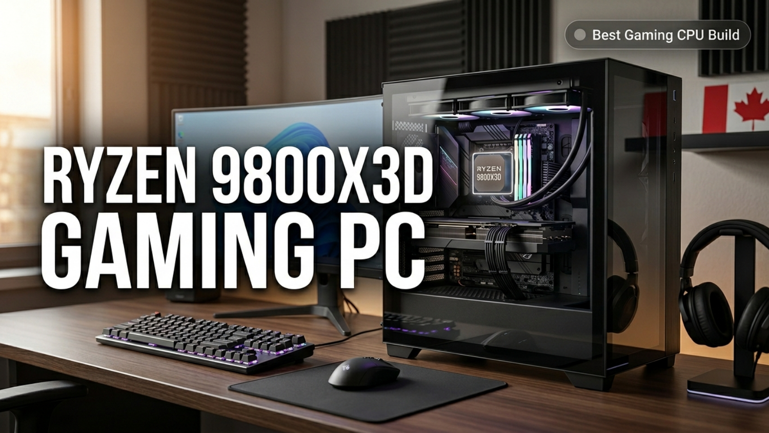 Ryzen 9800X3D Gaming PC Canada — Best Gaming CPU Build 2025