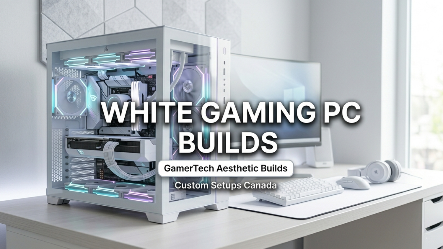 White Gaming PC Builds Canada — Aesthetic Custom Setups at GamerTech ...