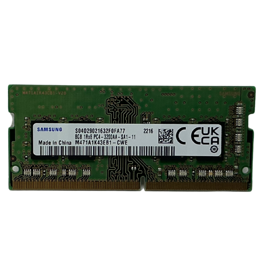 Samsung 8GB DDR4-3200 SO-DIMM Laptop RAM (M471A1K43EB1-CWE) — Used, Working — photo 1