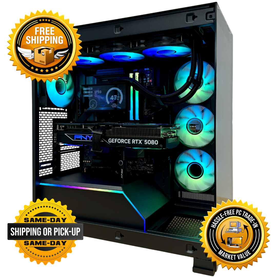 Ryzen 9 9900X3D | RTX 5080 | Fully Built and Ready | Custom Built Computer