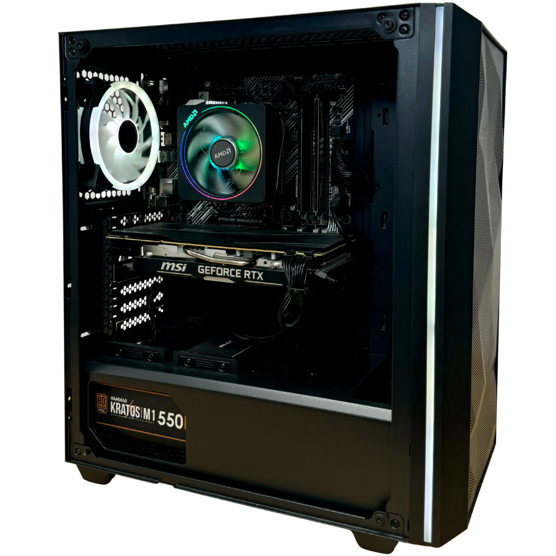Refurbished AMD Ryzen 7 3700X + RTX 2060 SUPER Gaming PC | 1-Year