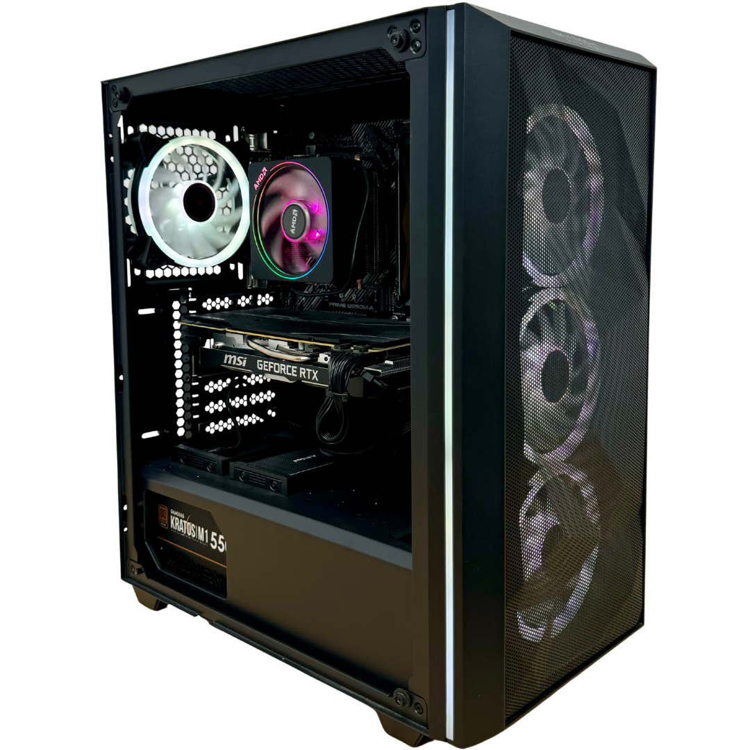 Refurbished AMD Ryzen 7 3700X + RTX 2060 SUPER Gaming PC | 1-Year