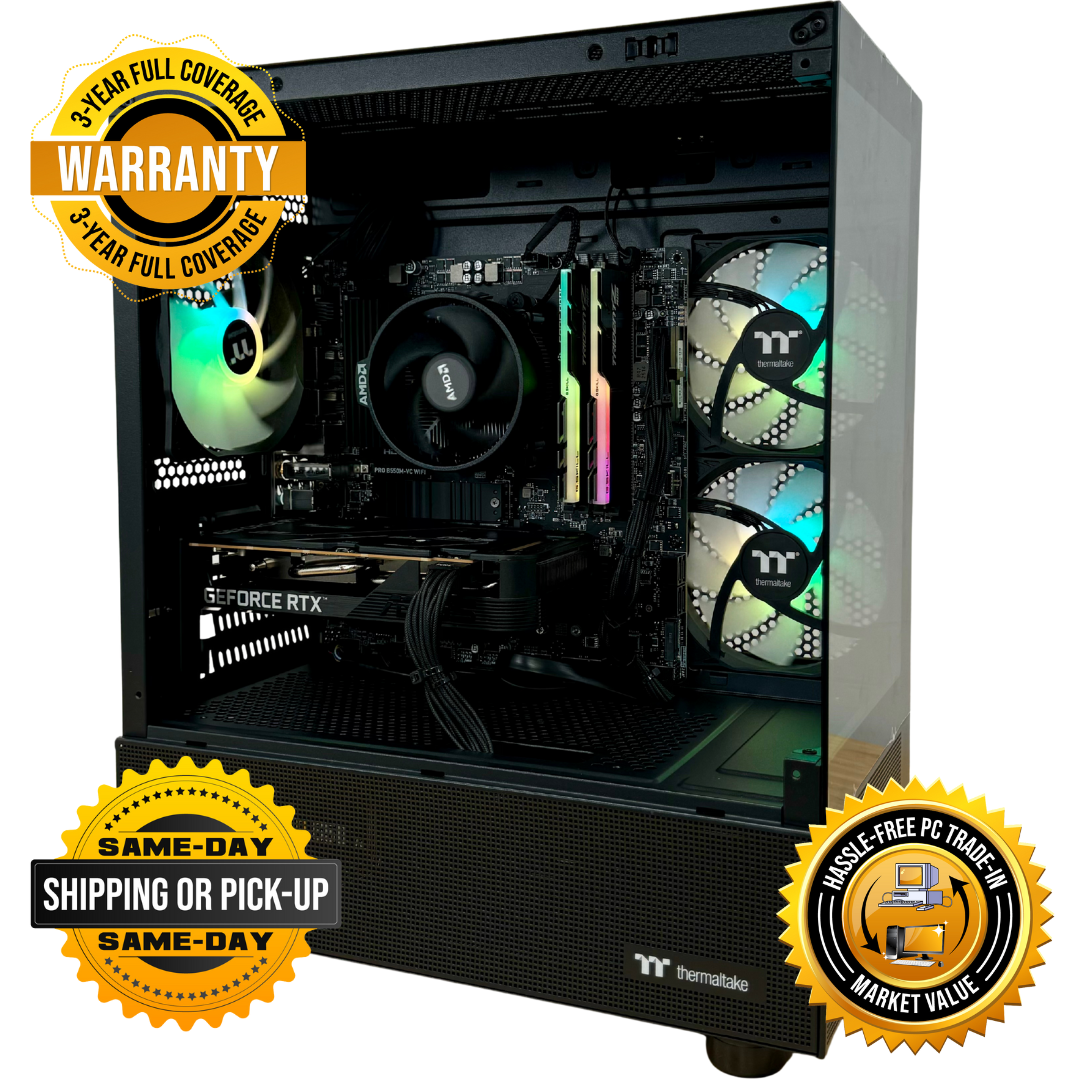 Ryzen 5 5500 | RTX 5050 | Fully Built and Ready | Custom Built Computer