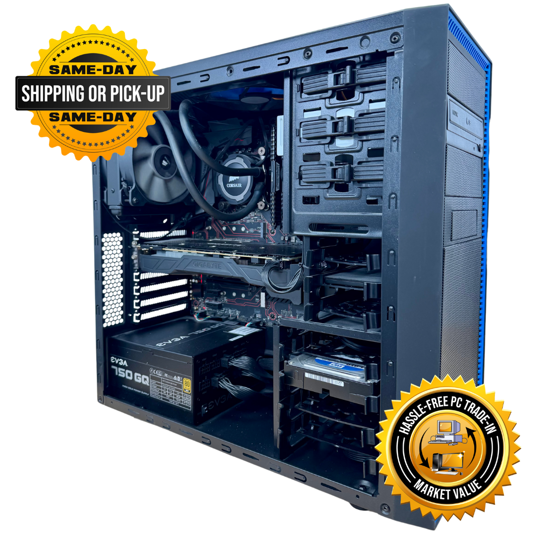 Intel i5-7600K | GTX 1080 | Refurbished | Gaming PC