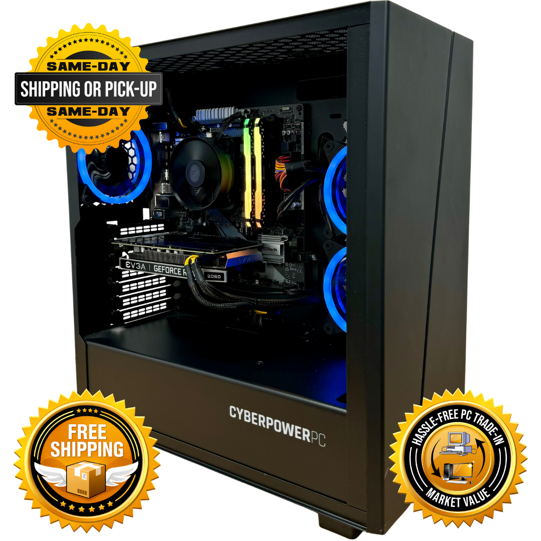 Refurbished | AMD Ryzen 5 3600 | RTX 2060 | Custom Built Computer