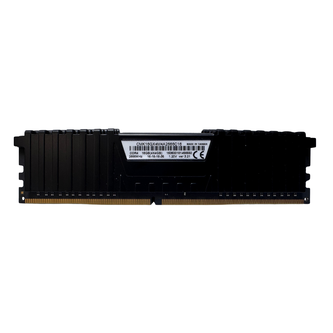 Corsair Vengeance LPX 64GB (4×16GB) DDR4-2666 CL16 Desktop RAM (CMK64GX4M4A2666C16) — Used, Working — photo 3