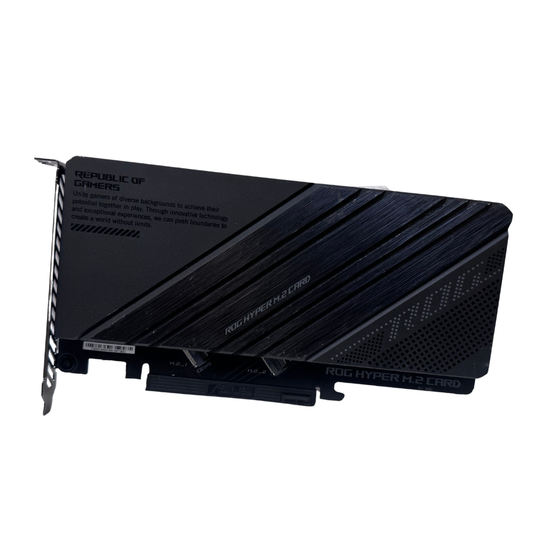 ASUS ROG Hyper M.2 Card — PCIe NVMe M.2 Expansion Card with Heatsink — Used, Working — photo 1