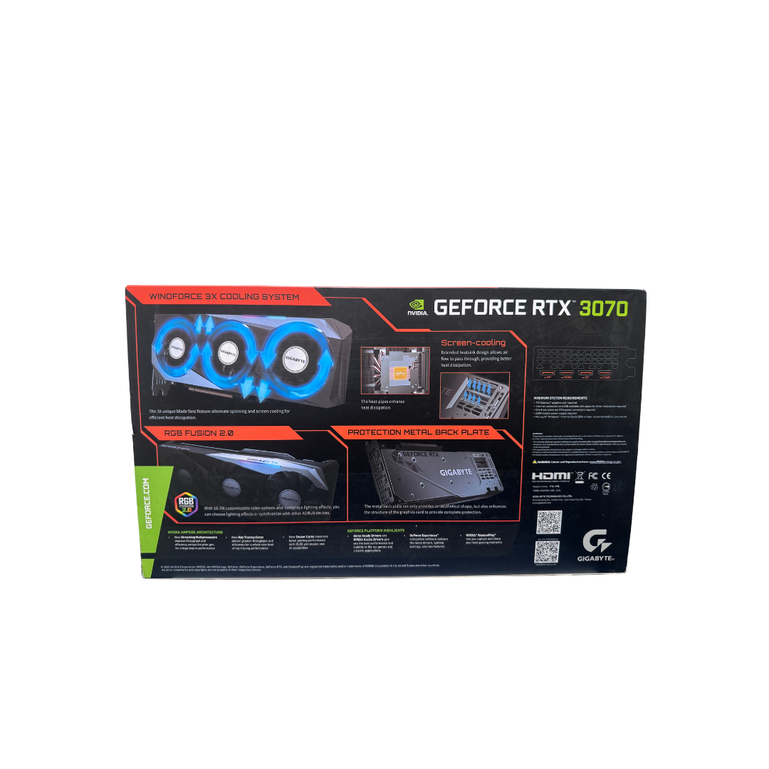 Gigabyte RTX 3070 Gaming OC 8GB GDDR6 GPU (Working) | GamerTech
