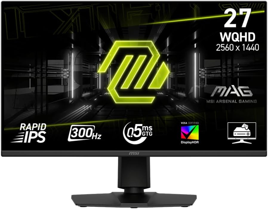 MSI MAG 1440P 300 Hz Gaming Monitor