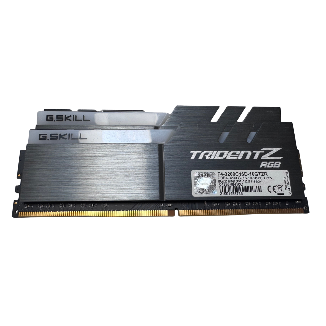 G.Skill Trident Z RGB 16GB (2×8GB) DDR4-3200 CL16 Desktop RAM — Used, Working — photo 2