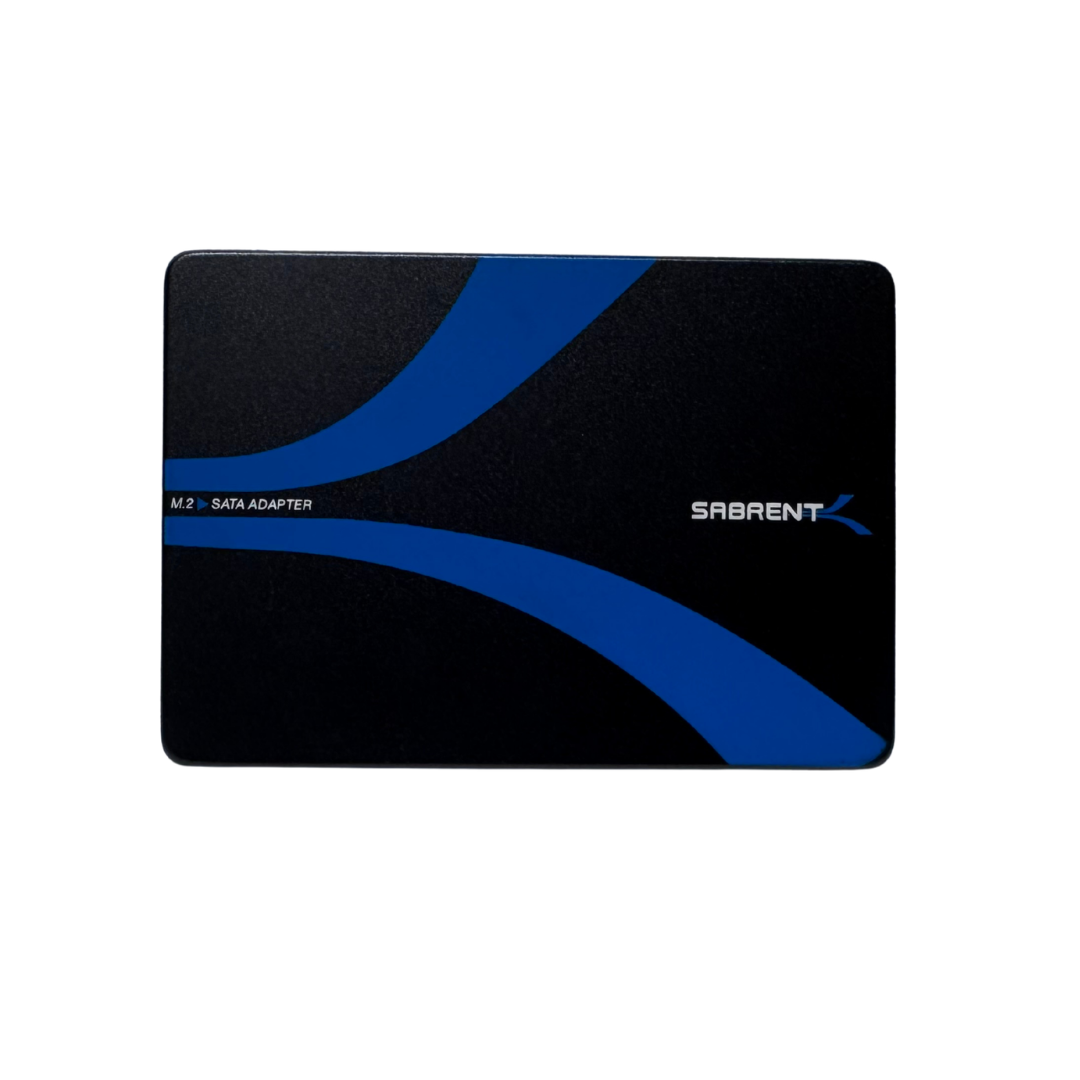 Sabrent EC-M2SA M.2-to-2.5" SATA Enclosure + 2TB M.2 SATA SSD — Used, Working — photo 1