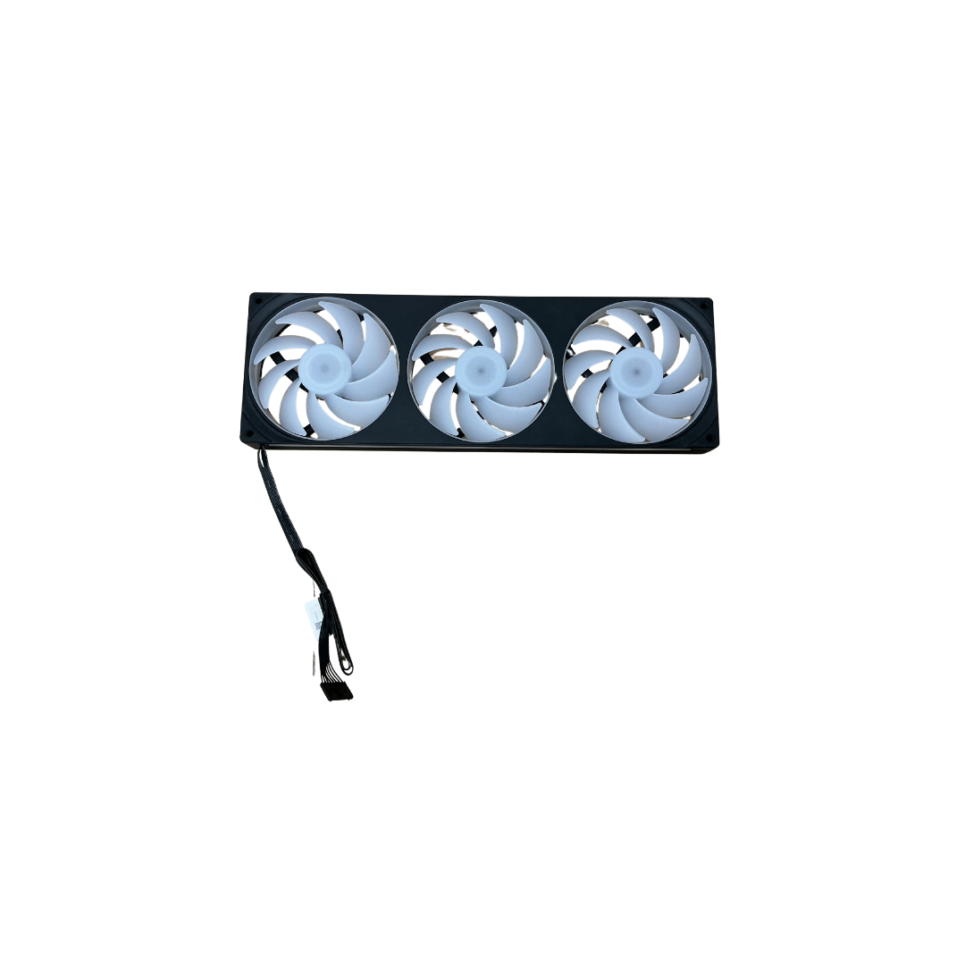NZXT F360 RGB CORE 360mm Single-Frame Fan Unit, Black (RF-U36HF-W1) — Used, Working — photo 2