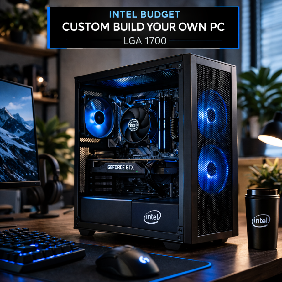 Gamertech Intel Budget Custom Build Your Own PC | Build Your Own Cust ...