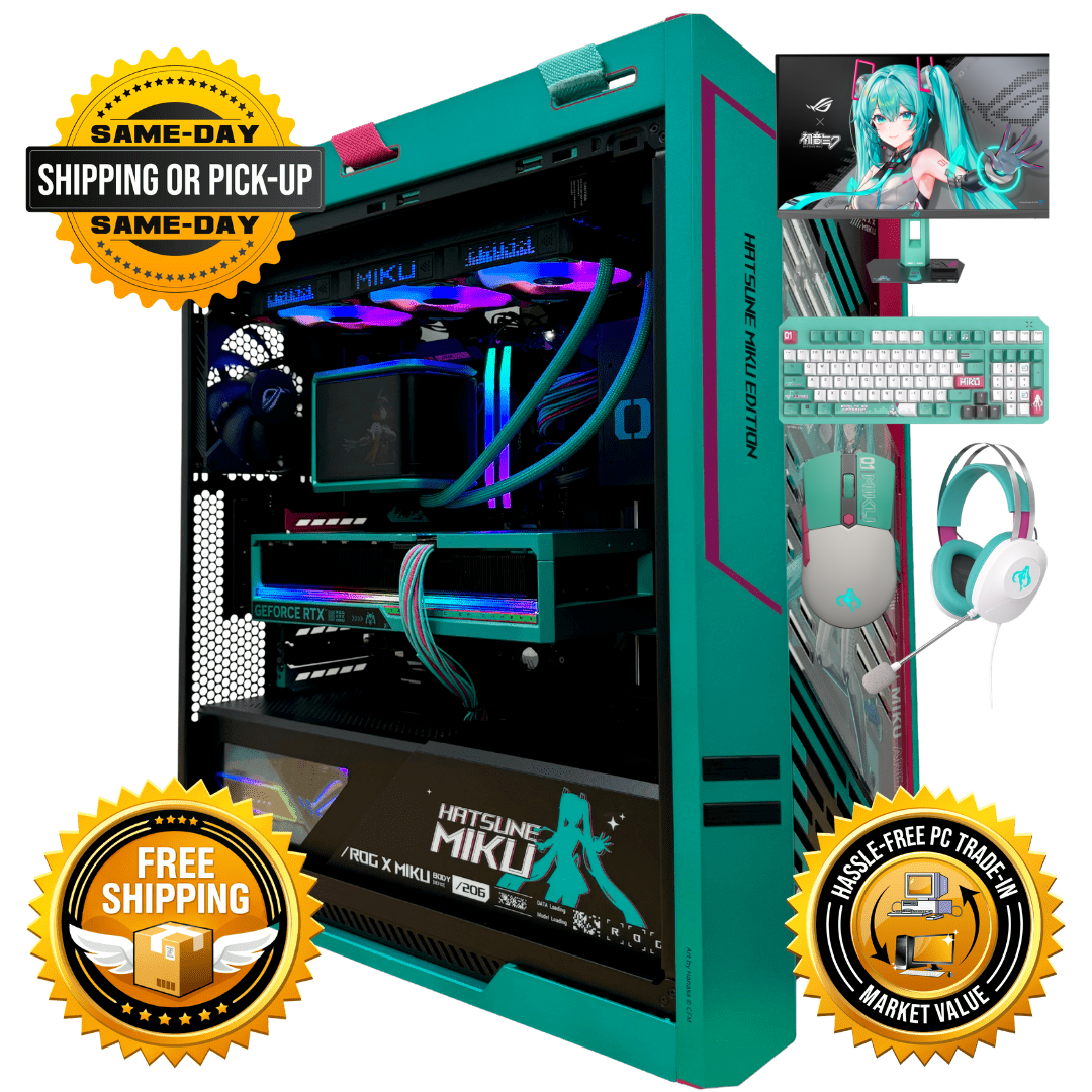 Ryzen 7 9800X3D | RTX 5080 | Hatsune Miku Edition Bundle | Custom Built Computer