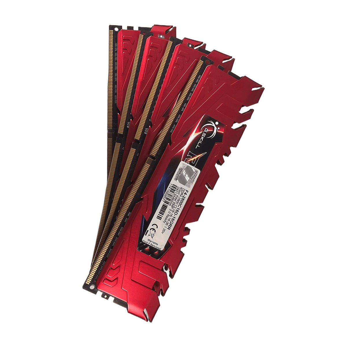 G.Skill Ripjaws 4 Red 32GB (4×8GB) DDR4-2800 CL16 Desktop RAM Kit — Used, Working — photo 1