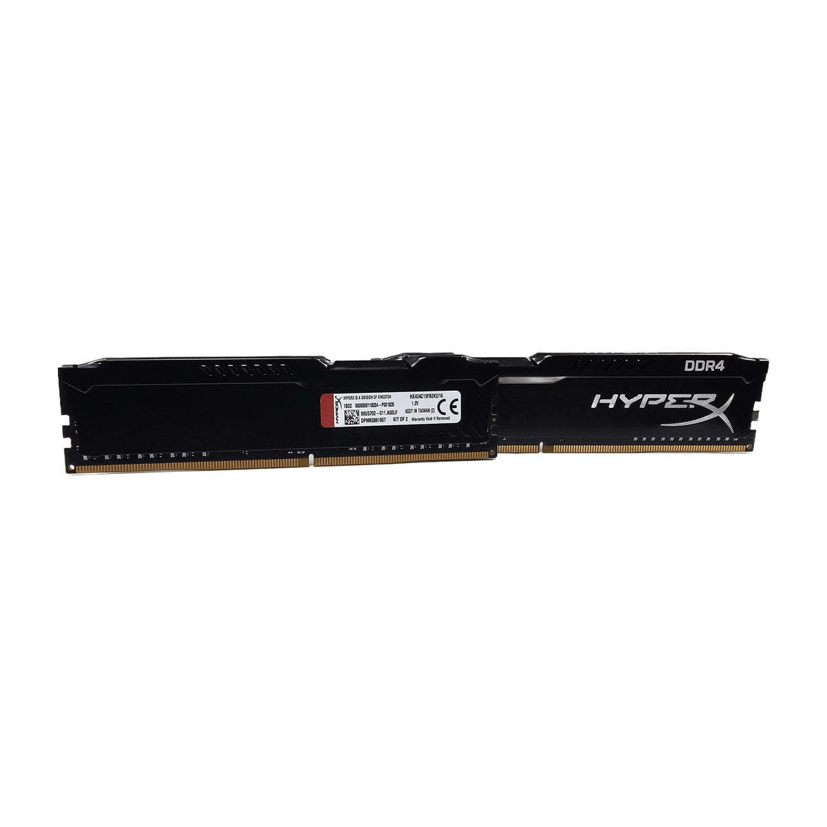 HyperX FURY 16GB (2×8GB) DDR4-2400 CL15 Desktop RAM Kit (HX424C15FB2K2/16) — Used, Working — photo 1