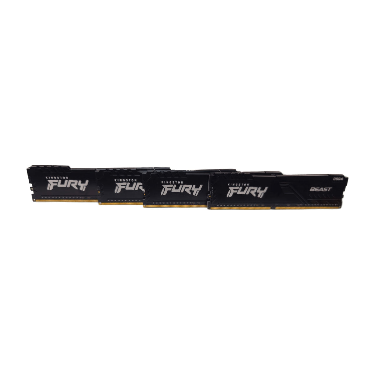 Kingston FURY Beast 128GB (4×32GB) DDR4-3200 CL16 Desktop RAM Kit (KF432C16BBK4/128) — Used, Working — photo 1