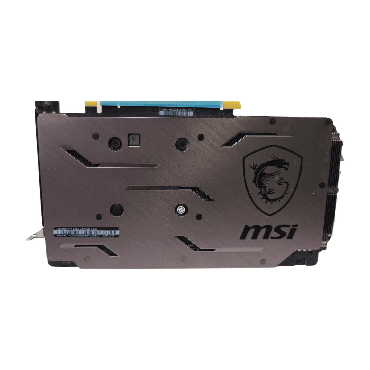 MSI GeForce RTX 2060 Gaming Z 6GB GDDR6 Graphics Card — Used, Working — photo 2