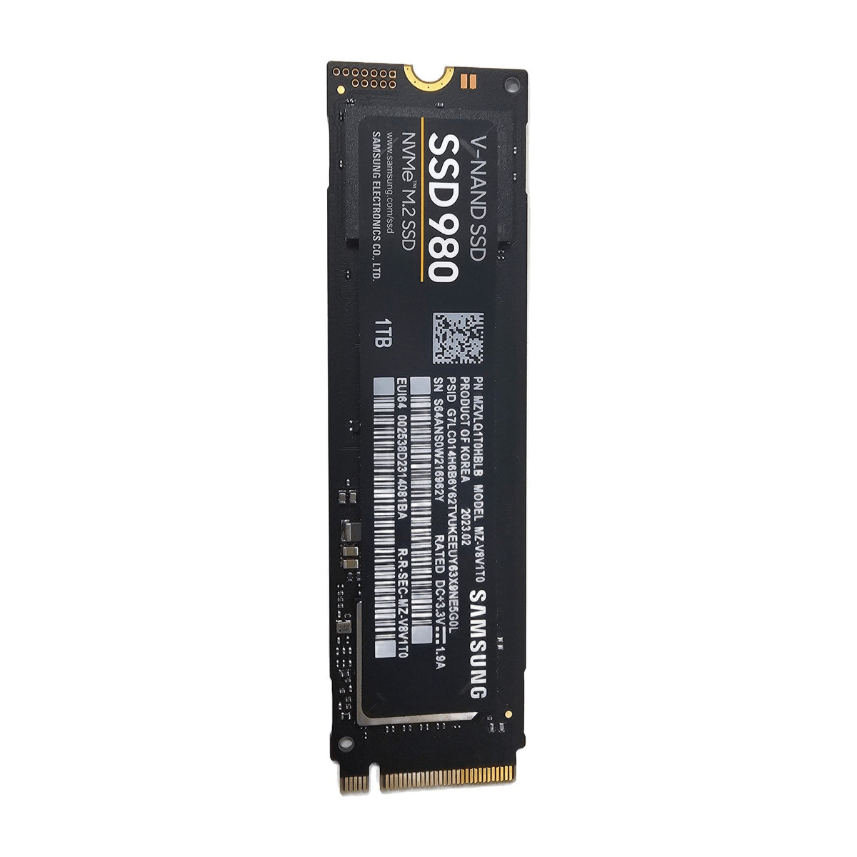 Samsung 980 1TB M.2 PCIe Gen3x4 NVMe SSD — Used, Working — photo 1